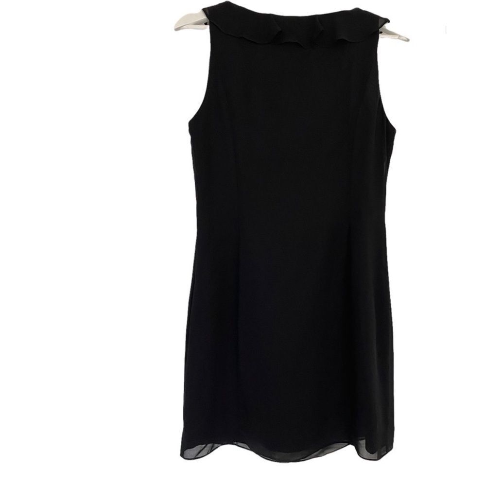 Andre Oliver Black Ruffle Mini Dress size 8 - Picture 2 of 7